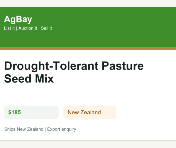 Drought-Tolerant Pasture Seed Mix