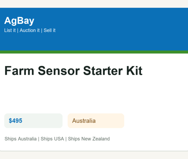 Farm Sensor Starter Kit